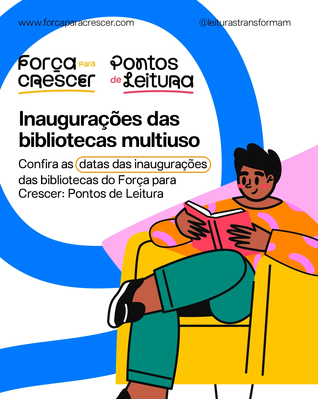Capa do projeto Força pra Crescer